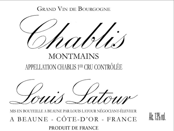 chablis louis latour 1r cru  