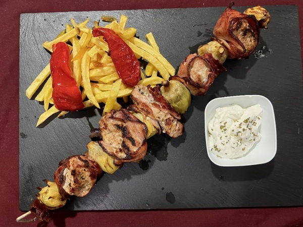 Brocheta de solomillo