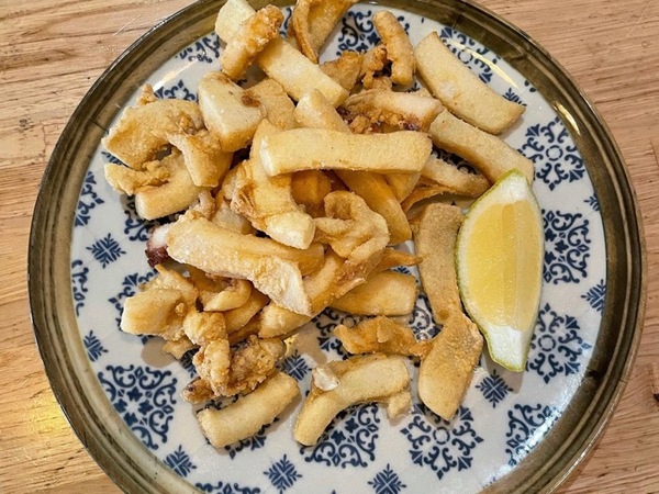 Fried cuttlefish 