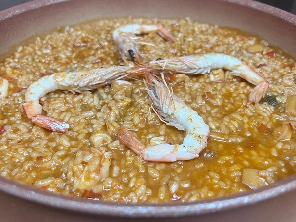 Arroz meloso de marisco (min 2 personas)