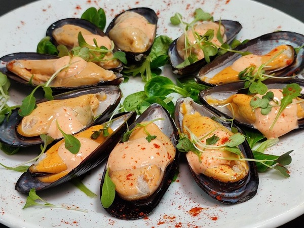 Mejillones en Salsa Kimchi