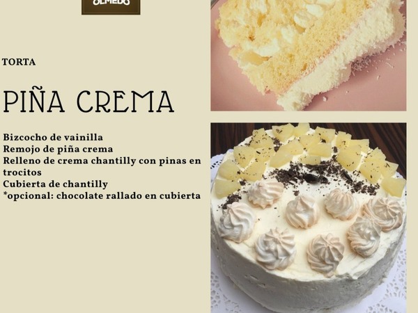 Torta Piña-Crema