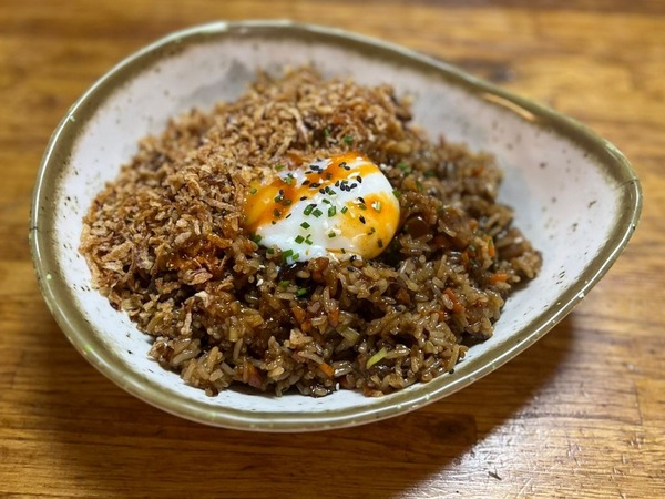 Chow fan shrimp or Iberian rice