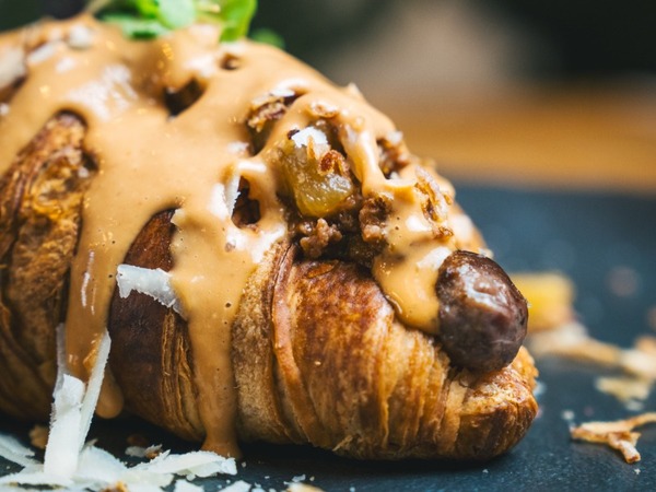 Croissant de carne bovina para cachorros 