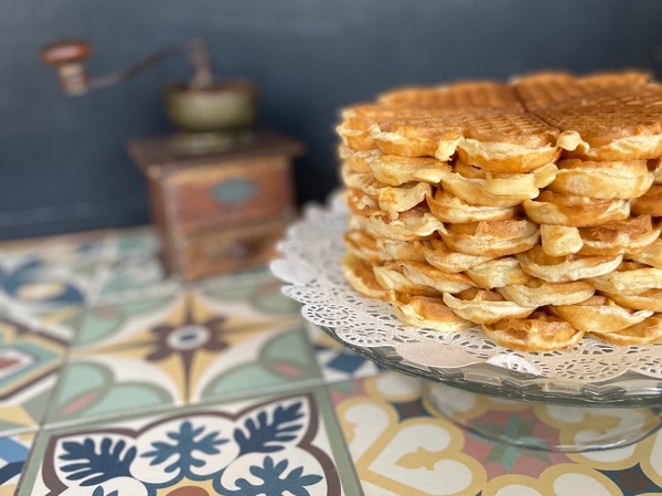 Waffel with jam or nutella 