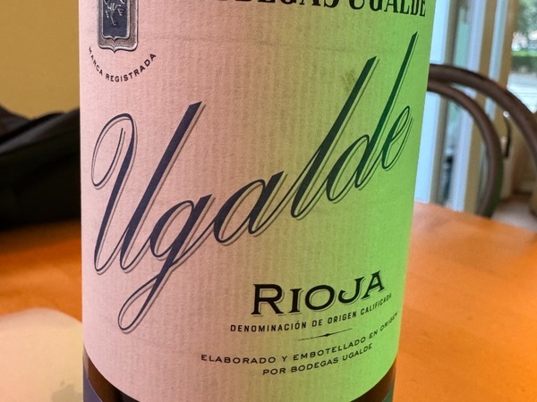 UGALDE vino de la casa